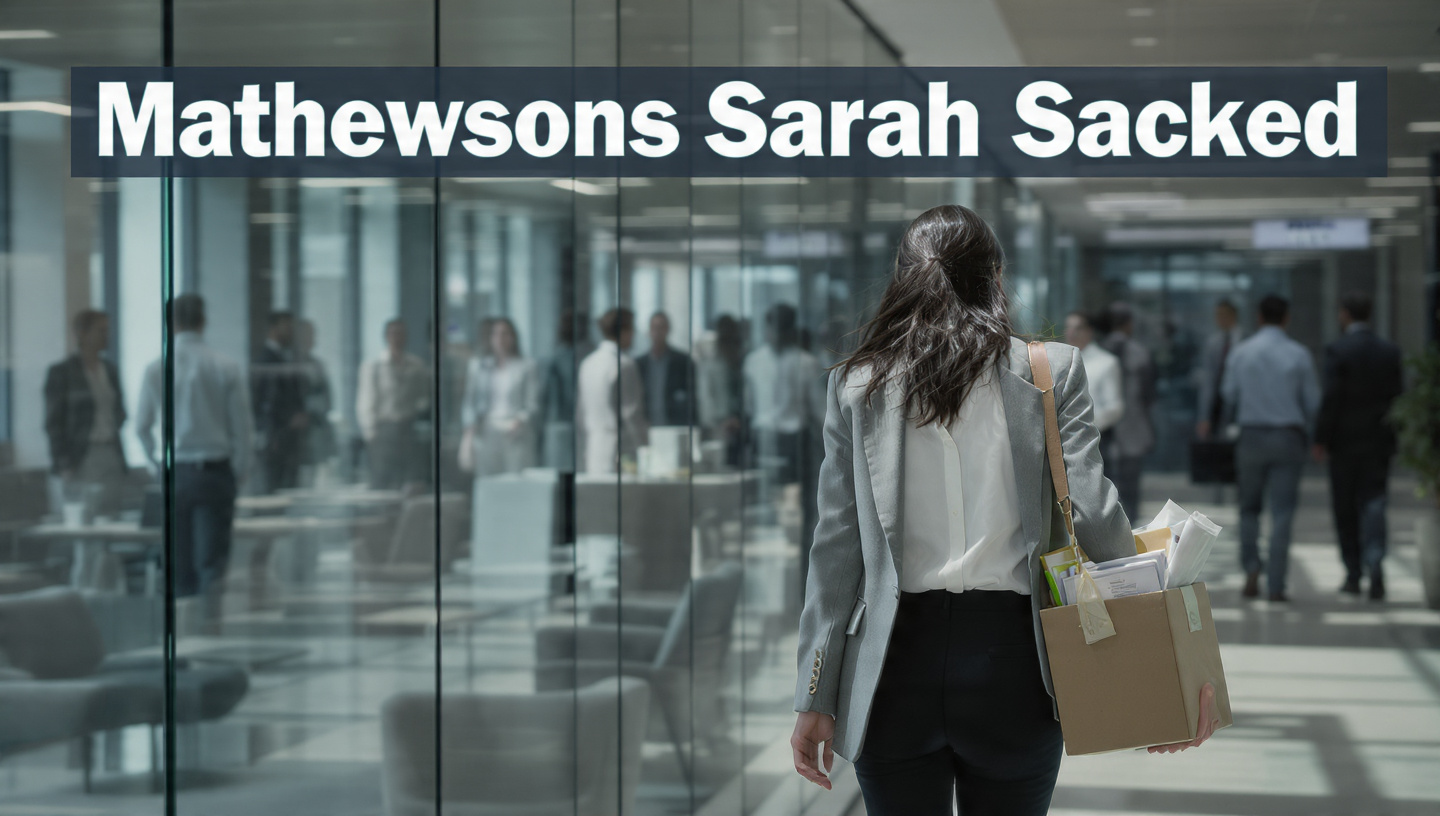 Mathewsons Sarah Sacked: What Happened and Why It Matters